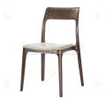 Designer solid wood armless cushion chairs